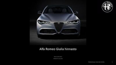 Autot ja Varaosat tarjousta, Lohja | Alfa Romeo Hinnasto – giulia de Alfa Romeo | 1.9.2023 - 1.9.2024