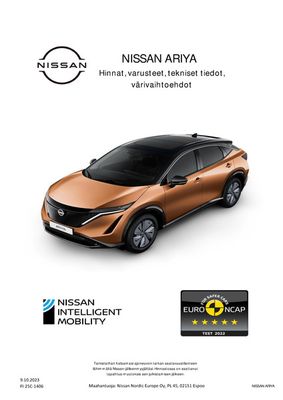 Nissan -luettelo, Keminmaa | Nissan ARIYA | 15.10.2023 - 15.10.2024