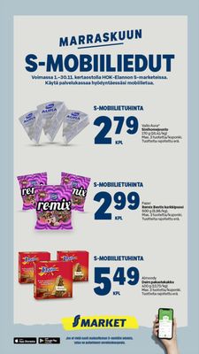 Supermarket tarjousta, Raahe | S-Market tarjoukset de S-Market | 1.11.2023 - 30.11.2023