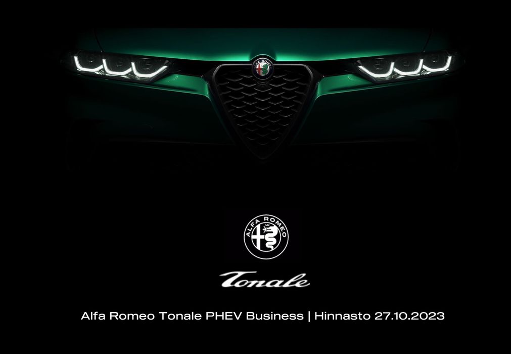 Alfa Romeo -luettelo, Lohja | Alfa Romeo Hinnasto – tonale plug-in hybrid business | 1.11.2023 - 1.11.2024