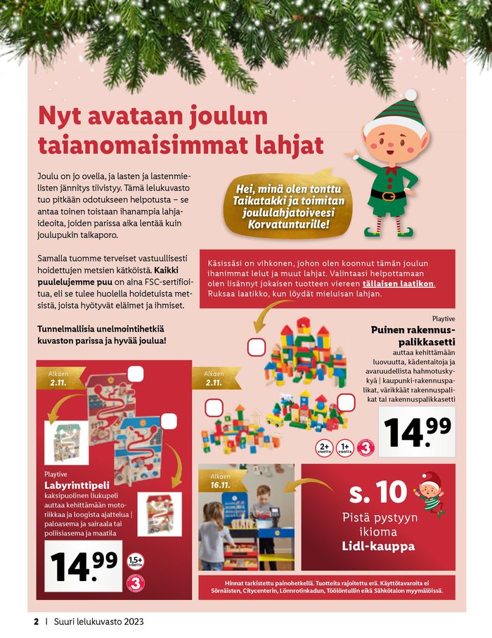 Lidl -luettelo, Kankaanpää | Lidl tarjoukset | 23.10.2023 - 31.12.2023