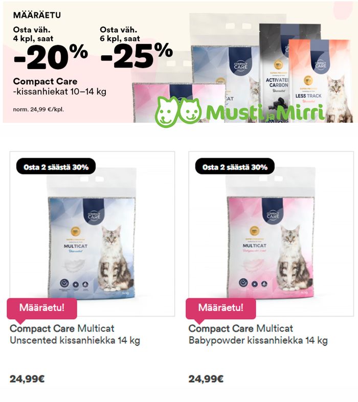 Musti ja Mirri -luettelo, Tornio | Musti ja Murri tarjouksia | 20.11.2023 - 30.11.2023