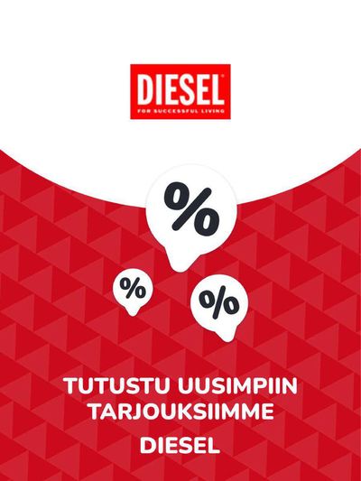Vaatteet ja Kengät tarjousta, Helsinki | Tarjoukset Diesel de Diesel | 21.11.2023 - 21.11.2024