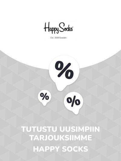 Vaatteet ja Kengät tarjousta, Helsinki | Tarjoukset Happy Socks de Happy Socks | 21.11.2023 - 21.11.2024