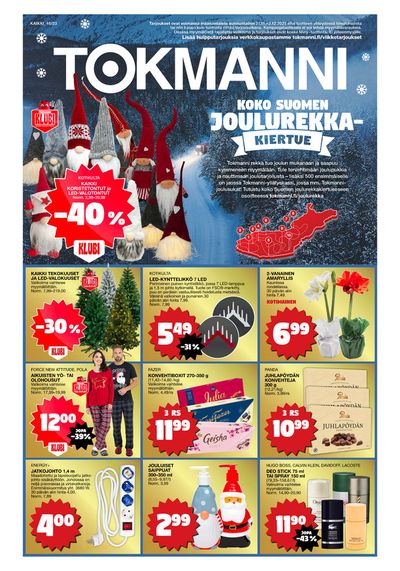 Supermarket tarjousta, Kokkola | Tarjoussanomat de Tokmanni | 27.11.2023 - 30.11.2023