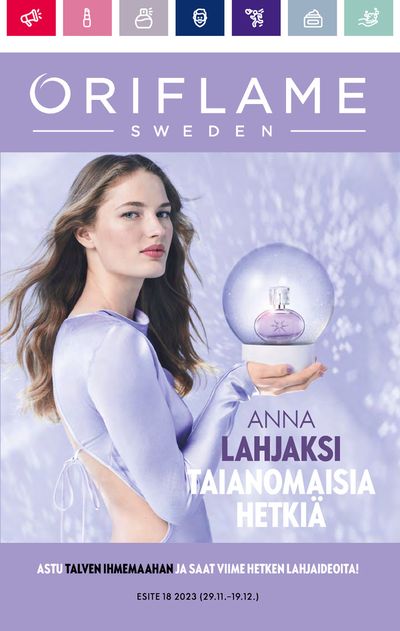 Kosmetiikka ja Kauneus tarjousta, Kuopio | TAIANOMAISIA HETKIÄ  de Oriflame | 4.12.2023 - 19.12.2023