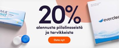 Terveys ja Optiikka tarjousta, Kuopio | -20% de Lenson | 2.2.2024 - 29.2.2024