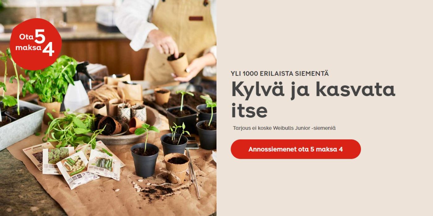 Plantagen -luettelo, Jyväskylä | Kylva ja kasvata itse | 7.2.2024 - 29.2.2024