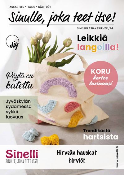 Koti ja Huonekalut tarjousta, Pirkkala | Leikkiä langoilla! de Sinelli | 7.2.2024 - 30.4.2024