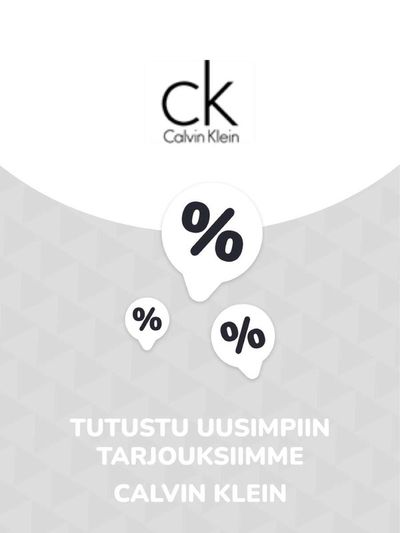 Luksusbrandien tarjousta | Tarjoukset Calvin Klein in Calvin Klein | 8.2.2024 - 8.2.2025
