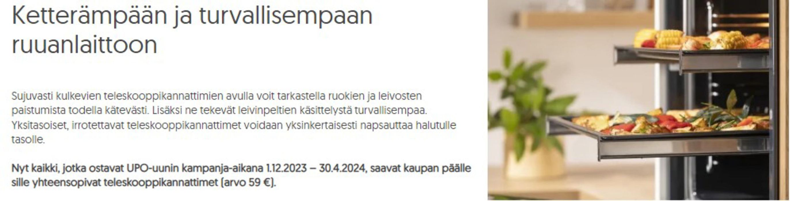 UPO -luettelo, Helsinki | Ketterämpään ja turvallisempaan ruuanlaittoon | 9.2.2024 - 30.4.2024