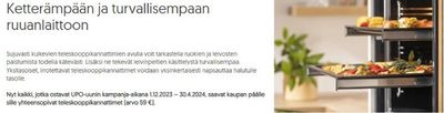 Rautakauppa tarjousta, Salo | Ketterämpään ja turvallisempaan ruuanlaittoon de UPO | 9.2.2024 - 30.4.2024