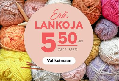 Lelut ja Vauvat tarjousta, Kajaani | Era lankoja de Suomalainen | 9.2.2024 - 3.3.2024