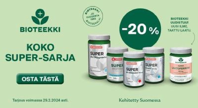 Ahlsell -luettelo, Turku | Koko super sarja | 13.2.2024 - 29.2.2024