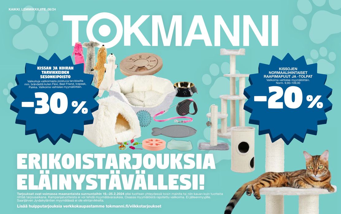 Tokmanni -luettelo, Lappeenranta | -30% | 19.2.2024 - 25.2.2024
