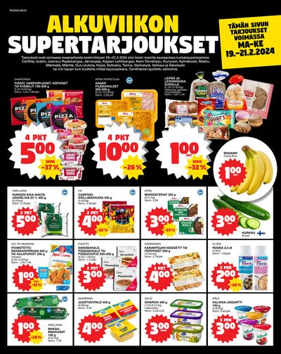 Supermarket tarjousta, Kemi | Alkuviikon supertarjoukset de Tokmanni | 19.2.2024 - 21.2.2024