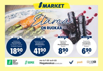 S-Market -luettelo, Seinäjoki | Elana on ruokaa | 21.2.2024 - 25.2.2024