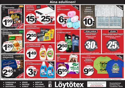 Supermarket tarjousta, Sastamala | Aina edullinen! de Löytötex | 21.2.2024 - 27.2.2024