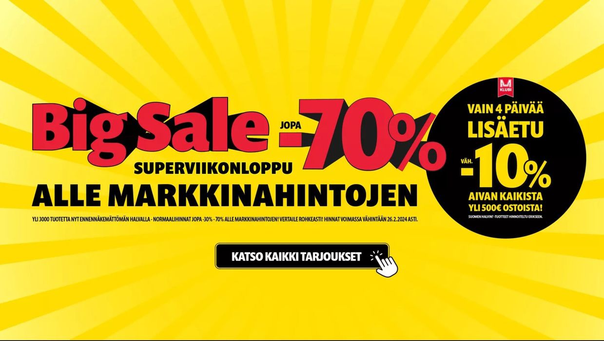 MASKU -luettelo, Turku | Big sale | 23.2.2024 - 25.2.2024