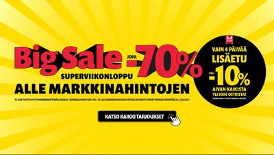 Koti ja Huonekalut tarjousta, Kajaani | Big sale de MASKU | 23.2.2024 - 25.2.2024