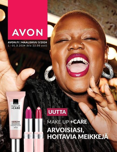 Kosmetiikka ja Kauneus tarjousta, Porvoo | Make up+ care de AVON | 1.3.2024 - 31.3.2024