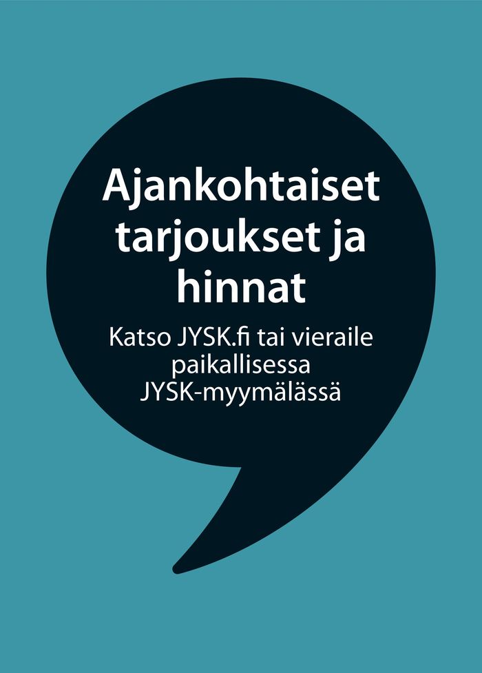 JYSK -luettelo, Valkeakoski | Ajankohtaiset tarjoukset ja hinnat | 29.2.2024 - 31.3.2024