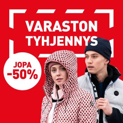 Urheilu tarjousta, Vantaa | -50% de Intersport | 1.3.2024 - 3.3.2024