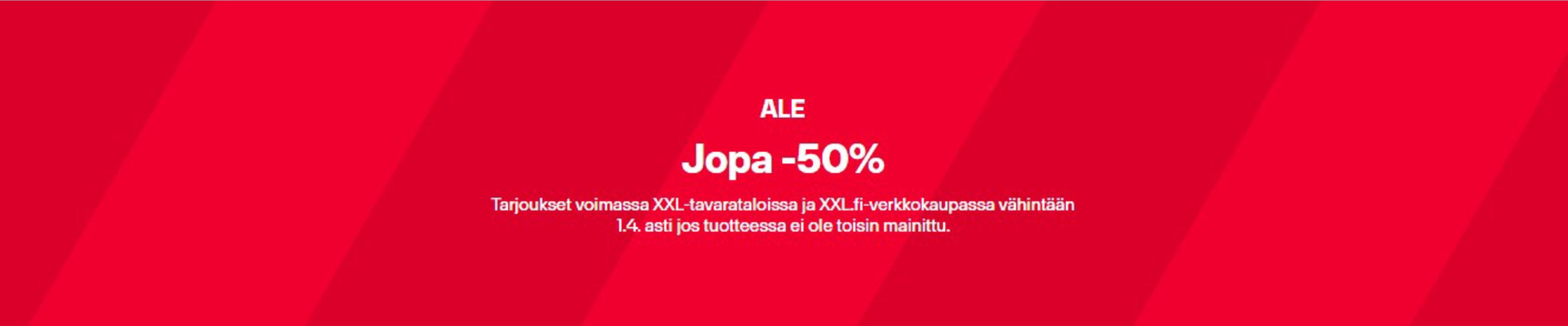 XXL -luettelo, Espoo | Jopa -50% | 11.3.2024 - 1.4.2024
