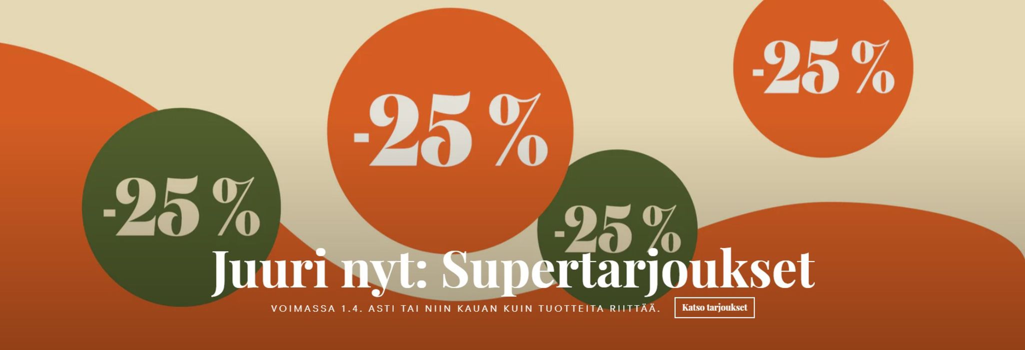 Ruohonjuuri -luettelo, Jyväskylä | Juuri nyt: Supertarjoukset | 26.3.2024 - 1.4.2024