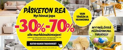 Koti ja Huonekalut tarjousta, Tampere | -30% -70% de MASKU | 27.3.2024 - 28.3.2024
