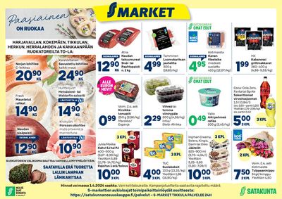 Supermarket tarjousta, Hamina | Pääsiäinen on ruokaa de S-Market | 28.3.2024 - 1.4.2024