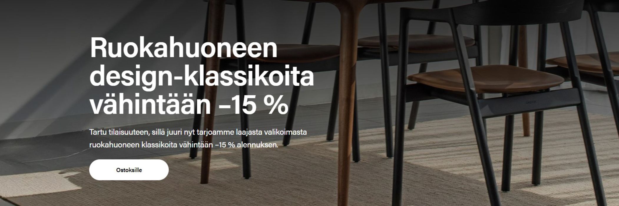 Vepsäläinen -luettelo, Vantaa | Ruokahuoneen design-klassikoita vähintään –15 %​ | 9.4.2024 - 30.4.2024