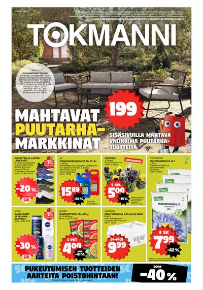 Supermarket tarjousta, Espoo | Tarjoussanomat de Tokmanni | 15.4.2024 - 21.4.2024