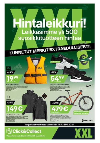 Rautakauppa tarjousta, Helsinki | Hintaleikkuri! de XXL | 15.4.2024 - 21.4.2024