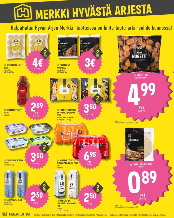 HalpaHalli -luettelo, Oulu | Kevättä hinnassa! | 17.4.2024 - 23.4.2024