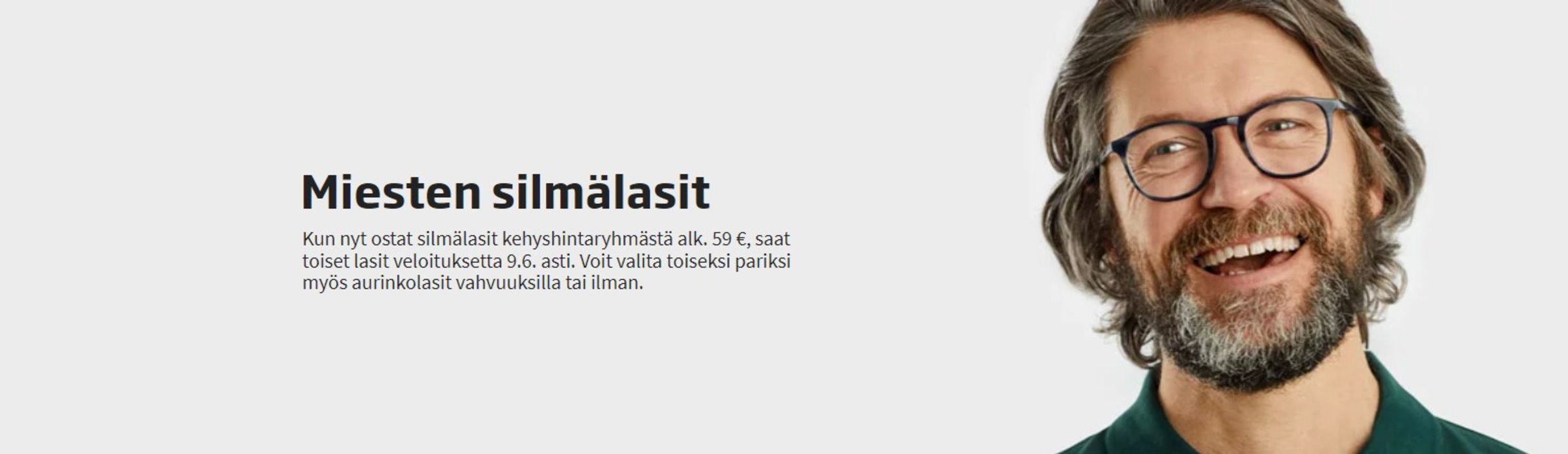 Specsavers -luettelo, Jyväskylä | Miesten silmälasit | 16.4.2024 - 9.6.2024
