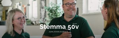 Koti ja Huonekalut tarjousta, Oulu | Juhlatarjoukset de Stemma | 18.4.2024 - 1.5.2024