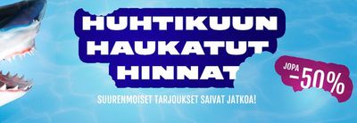 Rautakauppa tarjousta | Huhtikuun haukatut hinnan in Taloon.com | 23.4.2024 - 29.4.2024