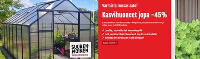 Rautakauppa tarjousta, Helsinki | Kaasvihuonet jopa -45% de Taloon.com | 23.4.2024 - 29.4.2024