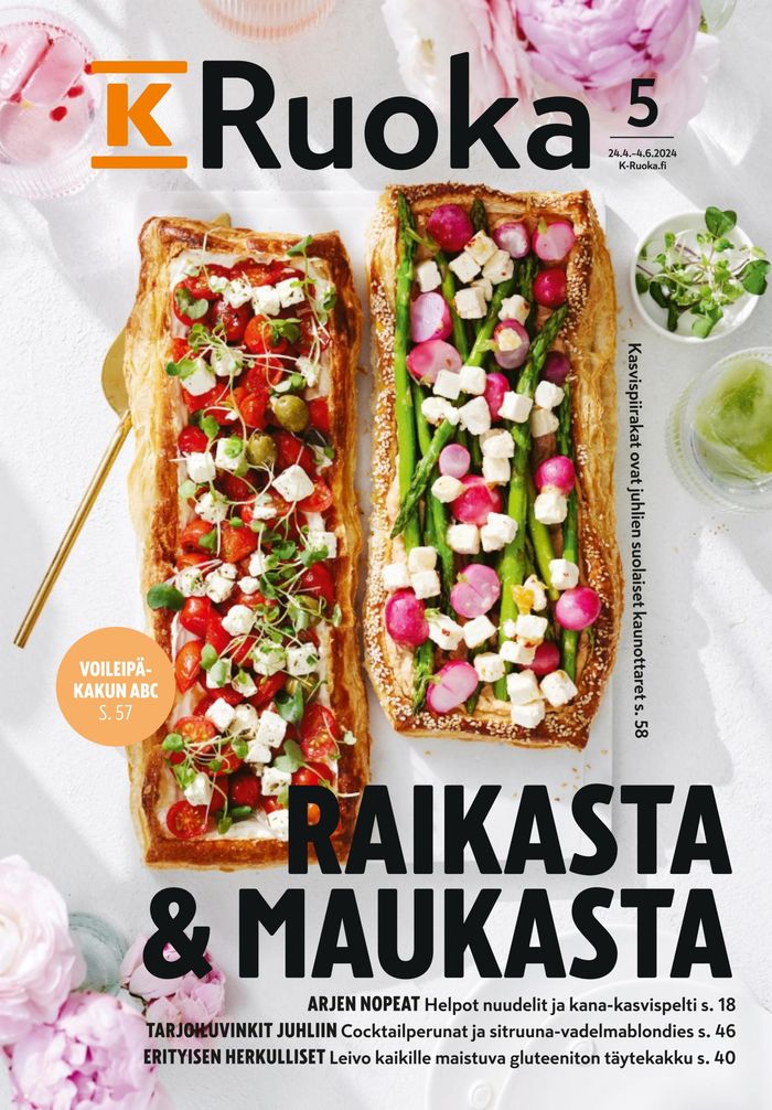 K-Supermarket -luettelo, Mikkeli | K-Ruoka 5/2024 | 24.4.2024 - 4.6.2024
