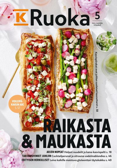 Supermarket tarjousta, Helsinki | K-Ruoka 5/2024 de K-Market | 24.4.2024 - 4.6.2024