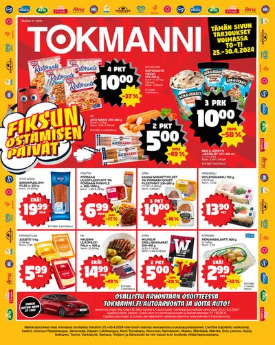 Tokmanni -luettelo, Joensuu | Fiksun ostamisen paivat | 25.4.2024 - 30.4.2024