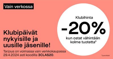 Rautakauppa tarjousta, Kouvola | -20% de Clas Ohlson | 29.4.2024 - 29.4.2024