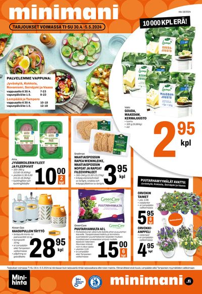 Rautakauppa tarjousta, Ylöjärvi | Minihinta de Minimani | 30.4.2024 - 5.5.2024