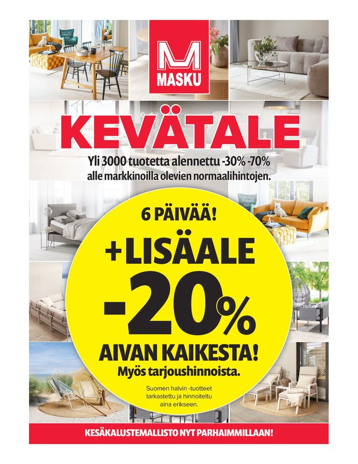 MASKU -luettelo, Kuopio | Kevatale | 30.4.2024 - 6.5.2024