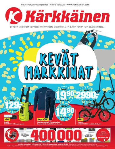 Kärkkäinen -luettelo, Lahti | Kevat markkinat | 2.5.2024 - 14.5.2024