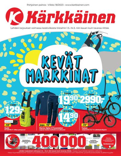 Kärkkäinen -luettelo, Jyväskylä | Kevat markkinat | 2.5.2024 - 14.5.2024