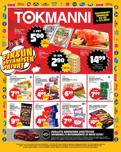 Supermarket tarjousta, Loimaa | Fiksun ostamisen paivat de Tokmanni | 2.5.2024 - 5.5.2024
