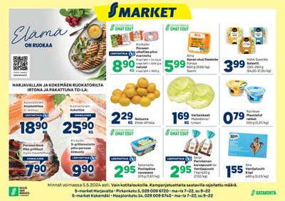 S-Market -luettelo, Kokemäki | Elämä on ruokaa | 2.5.2024 - 5.5.2024
