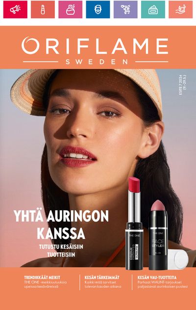 Kosmetiikka ja Kauneus tarjousta, Jyväskylä | YHTÄ AURINGON KANSSA de Oriflame | 9.5.2024 - 29.5.2024